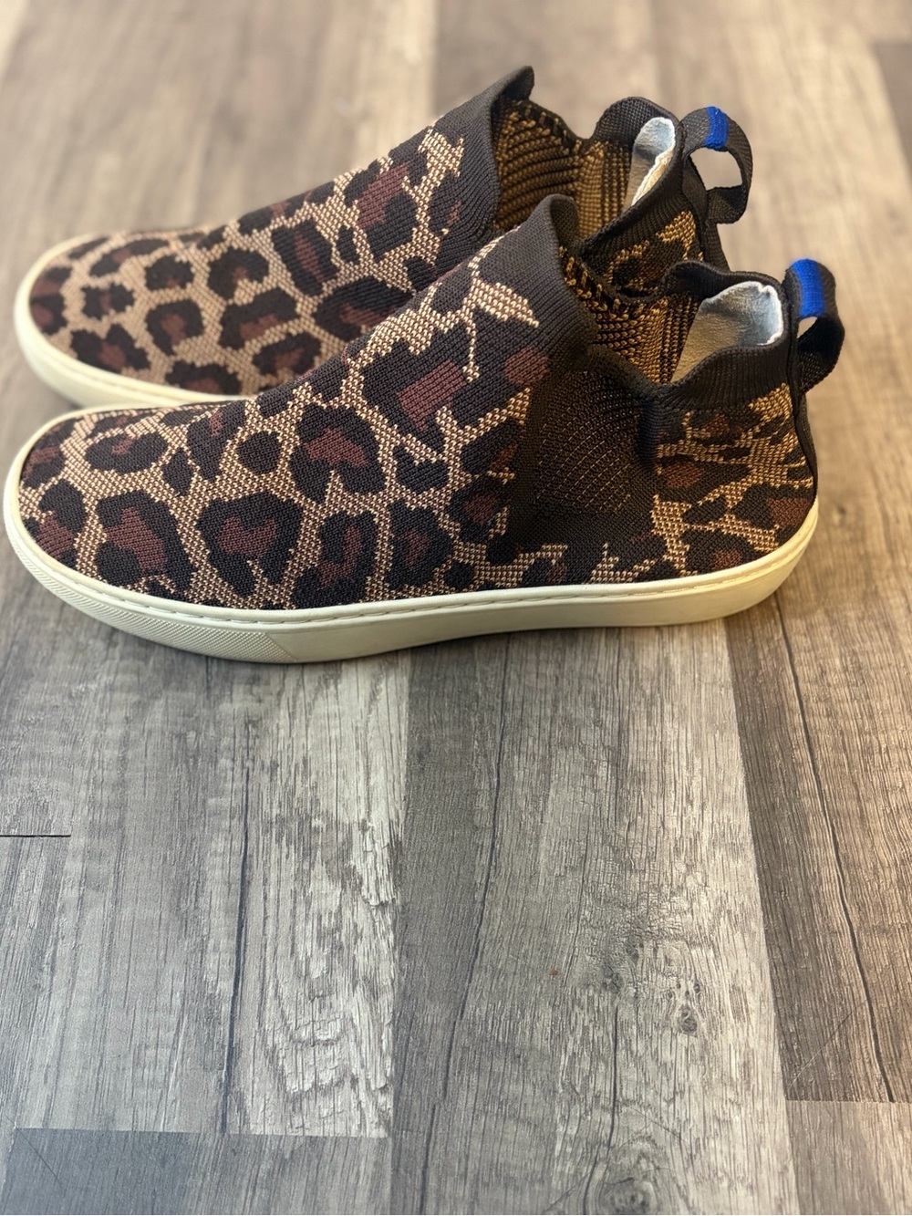 ROTHY'S The Chelsea Wildcat High Top Sneakers 8 - Picture 2 of 6